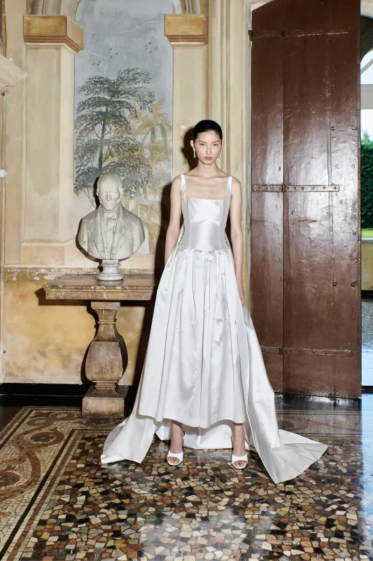 STYLE 108 // ANKLE LENGTH DROP WAIST GOWN sold by THE OWN STUDIO