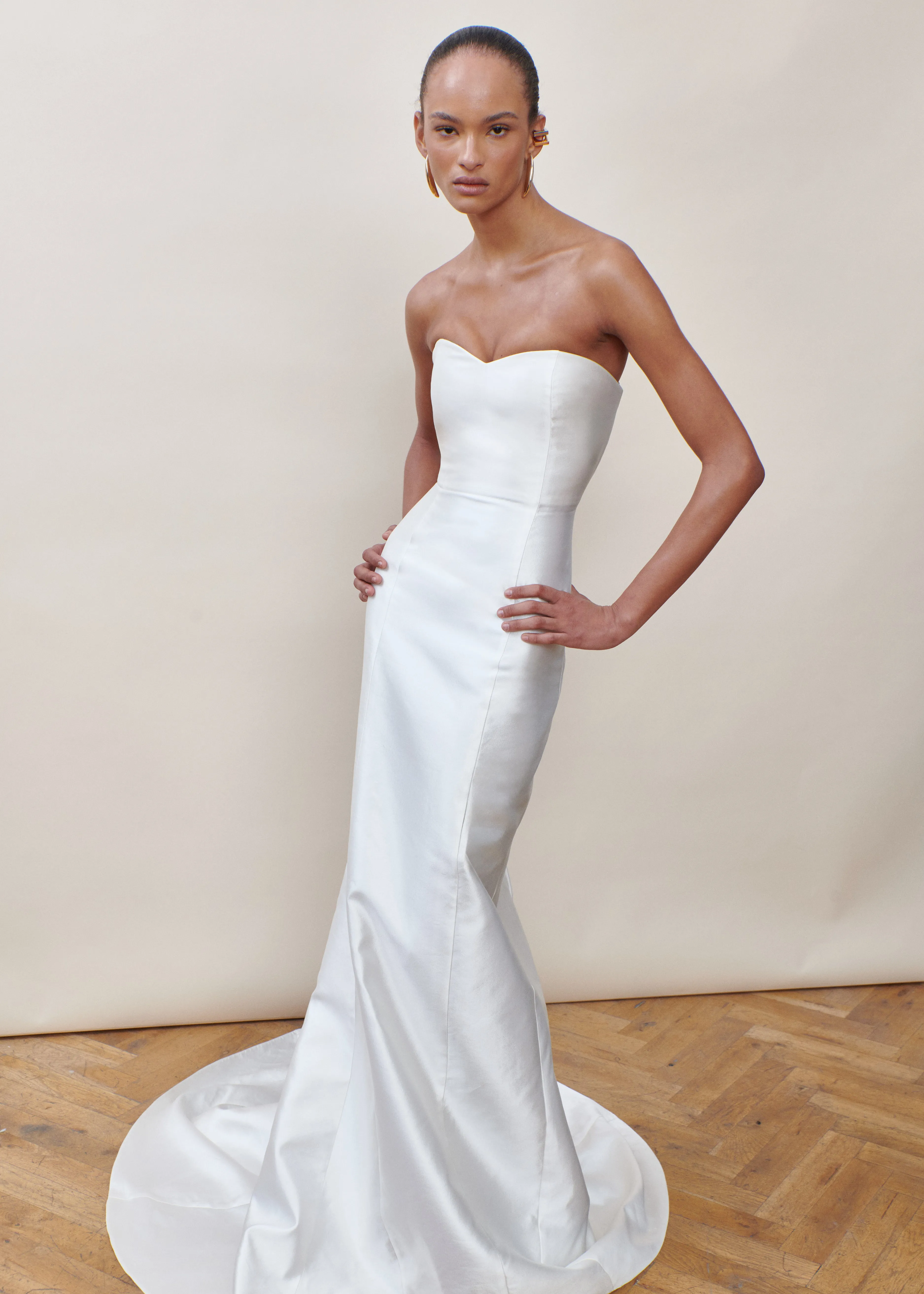 STYLE 109 // STRAPLESS SILK MIKADO sold by THE OWN STUDIO