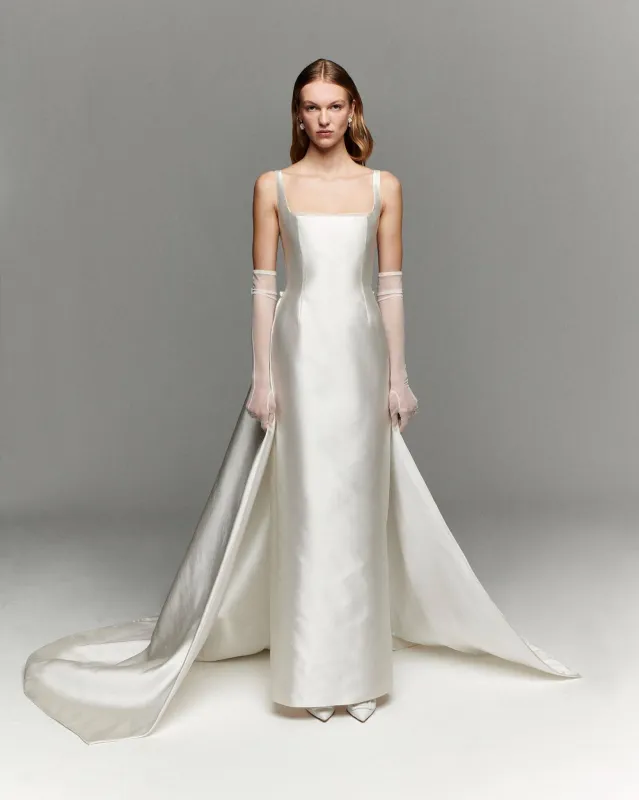 STYLE 112 // DETACHABLE SILK TRAIN sold by THE OWN STUDIO