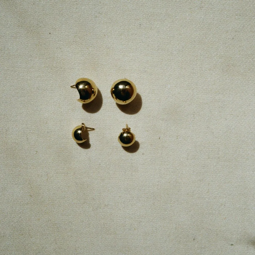 OTIUMBERG // SMALL BOULE STUD EARRINGS sold by THE OWN STUDIO product image thumbnail 3