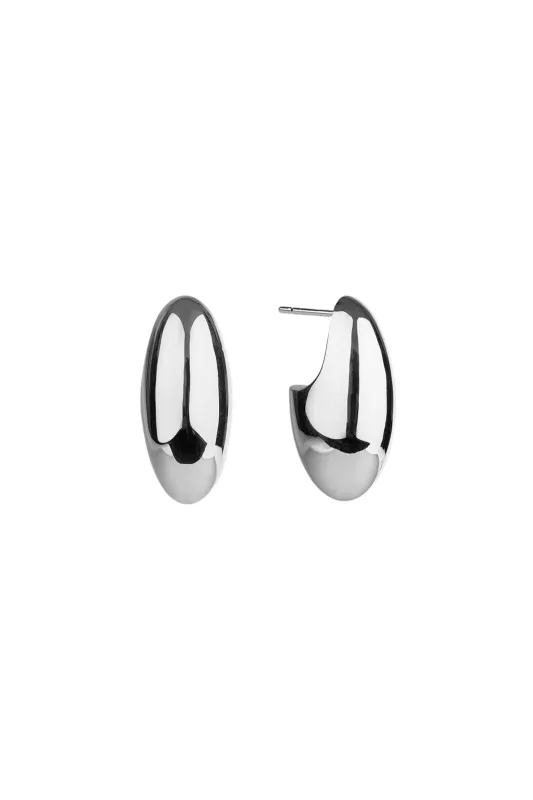 OTIUMBERG // PEBBLE EARRINGS IN SILVER sold by THE OWN STUDIO