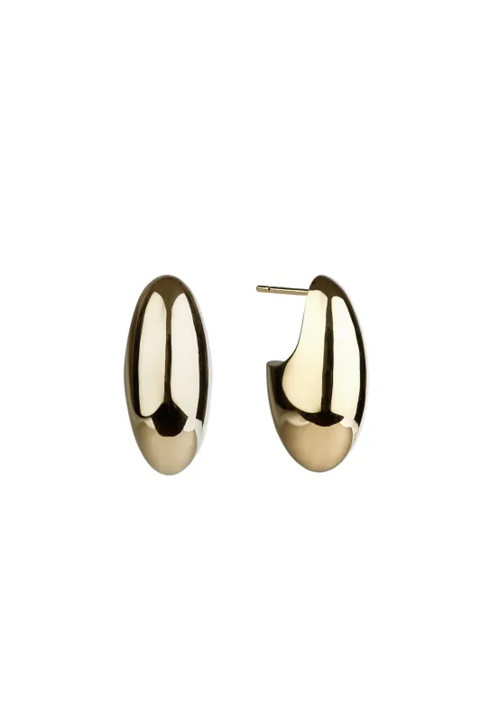 OTIUMBERG // PEBBLE EARRINGS IN GOLD sold by THE OWN STUDIO