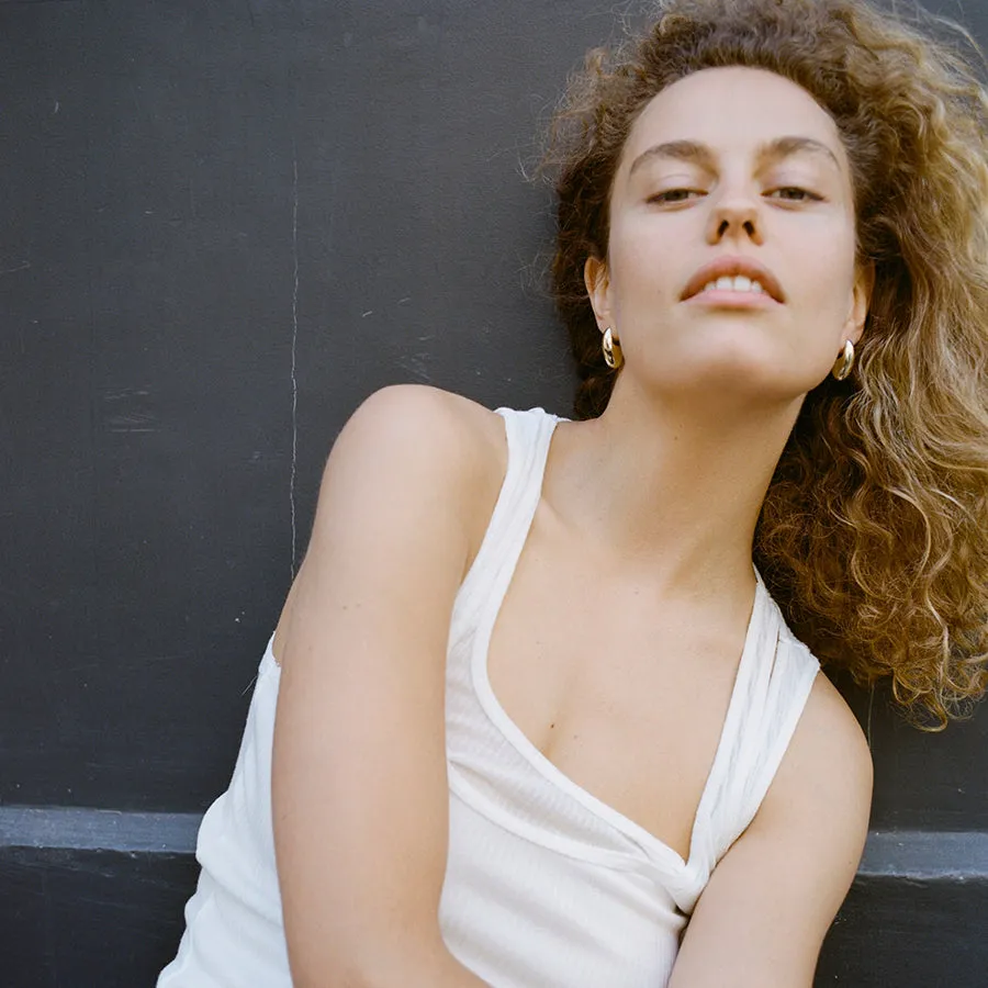 OTIUMBERG // PEBBLE EARRINGS IN GOLD sold by THE OWN STUDIO product image thumbnail 2