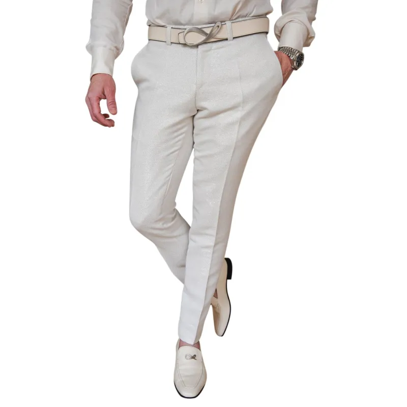 Frost Perla Trousers sold by Sebastian Cruz Couture