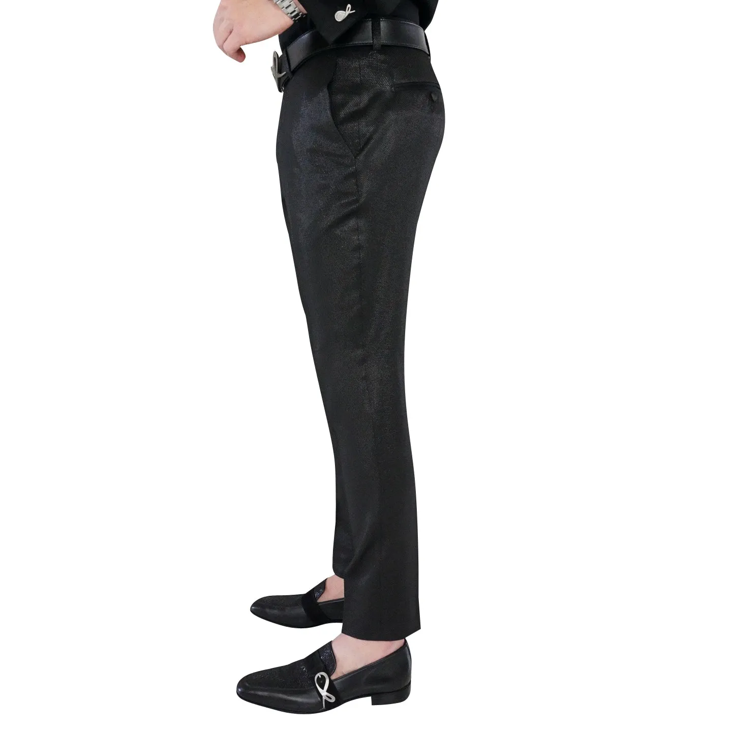 Black Luna Trousers @ The Vault sold by Sebastian Cruz Couture product image thumbnail 3