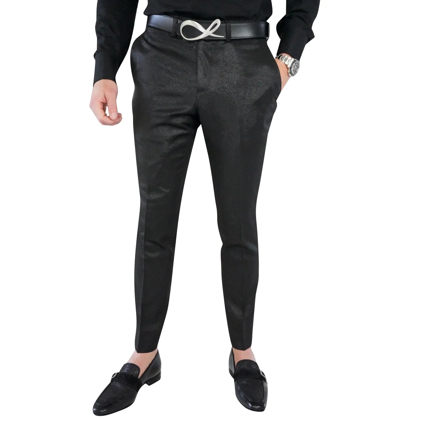 Black Luna Trousers @ The Vault sold by Sebastian Cruz Couture product image thumbnail 2