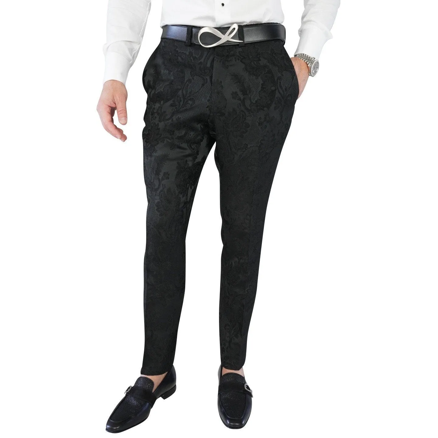 Black Vittoriana Trousers @ The Vault sold by Sebastian Cruz Couture product image thumbnail 2