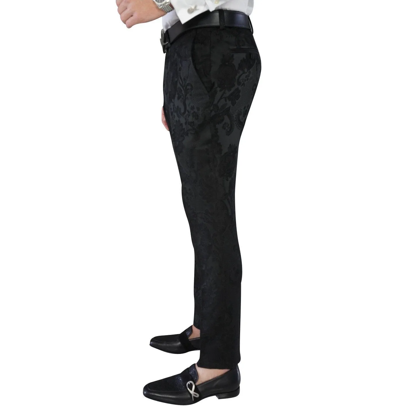 Black Vittoriana Trousers @ The Vault sold by Sebastian Cruz Couture product image thumbnail 3