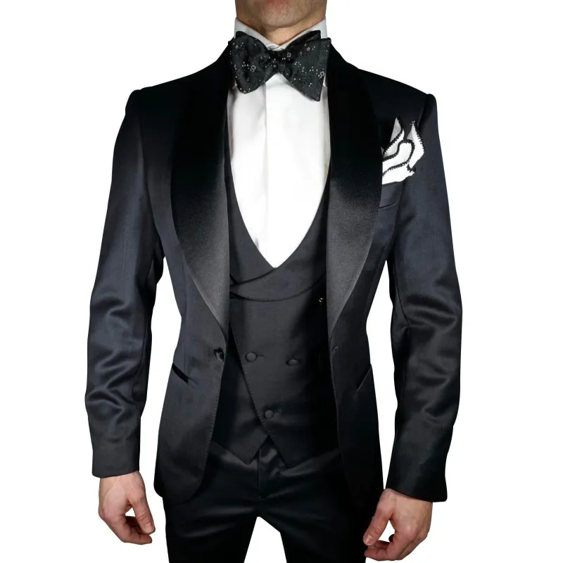 Black Fantasia Dinner Jacket @ The Vault sold by Sebastian Cruz Couture