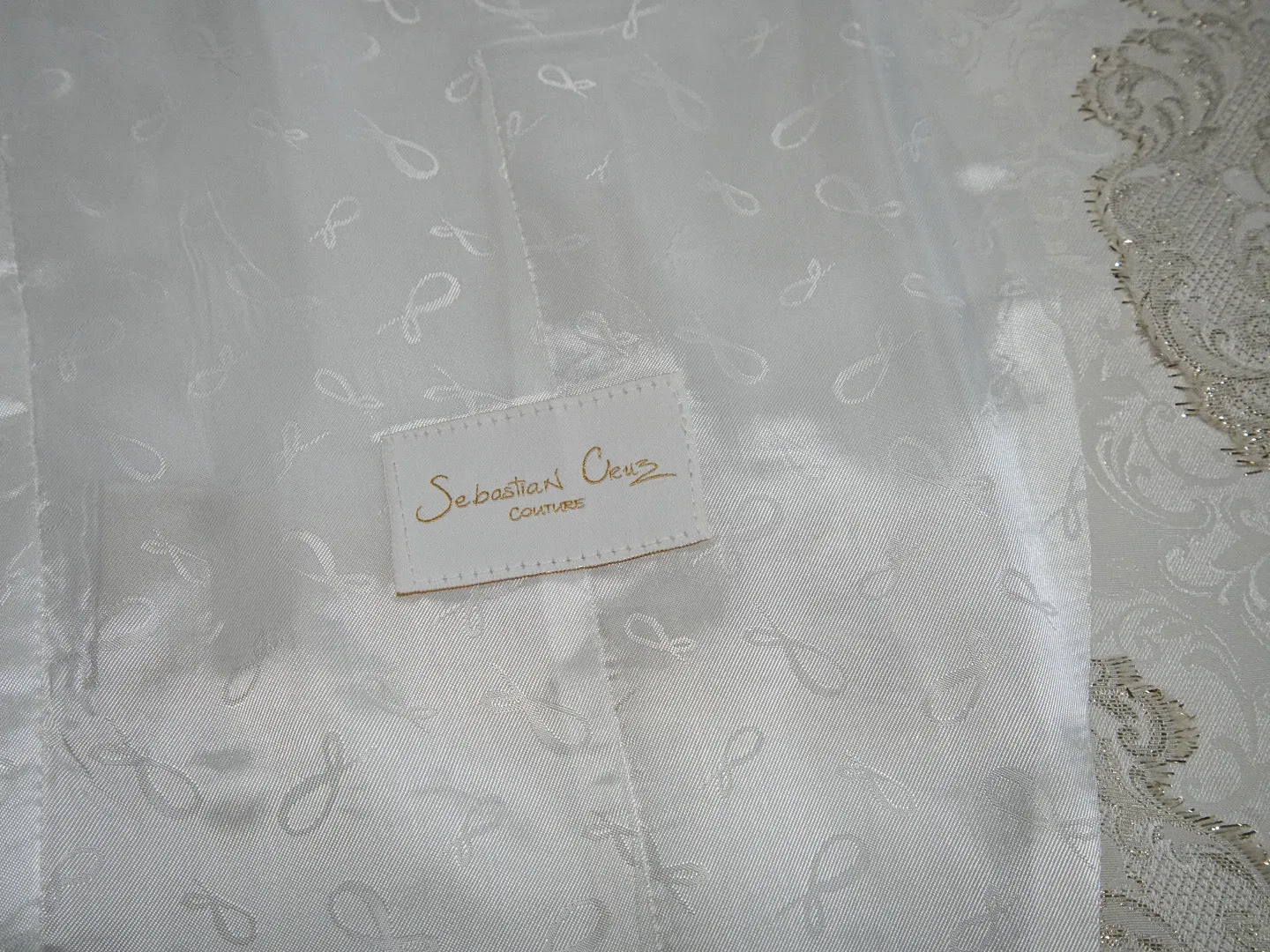 Vanilla Versaille Double Breasted Waistcoat @ The Vault sold by Sebastian Cruz Couture product image thumbnail 3