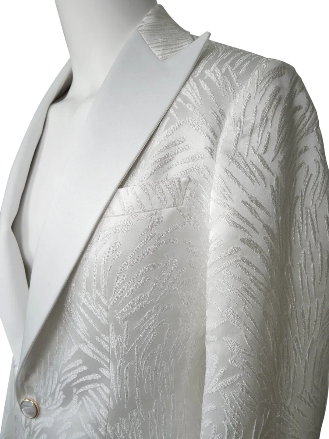 Bianco Pampa Jacket sold by Sebastian Cruz Couture product image thumbnail 5