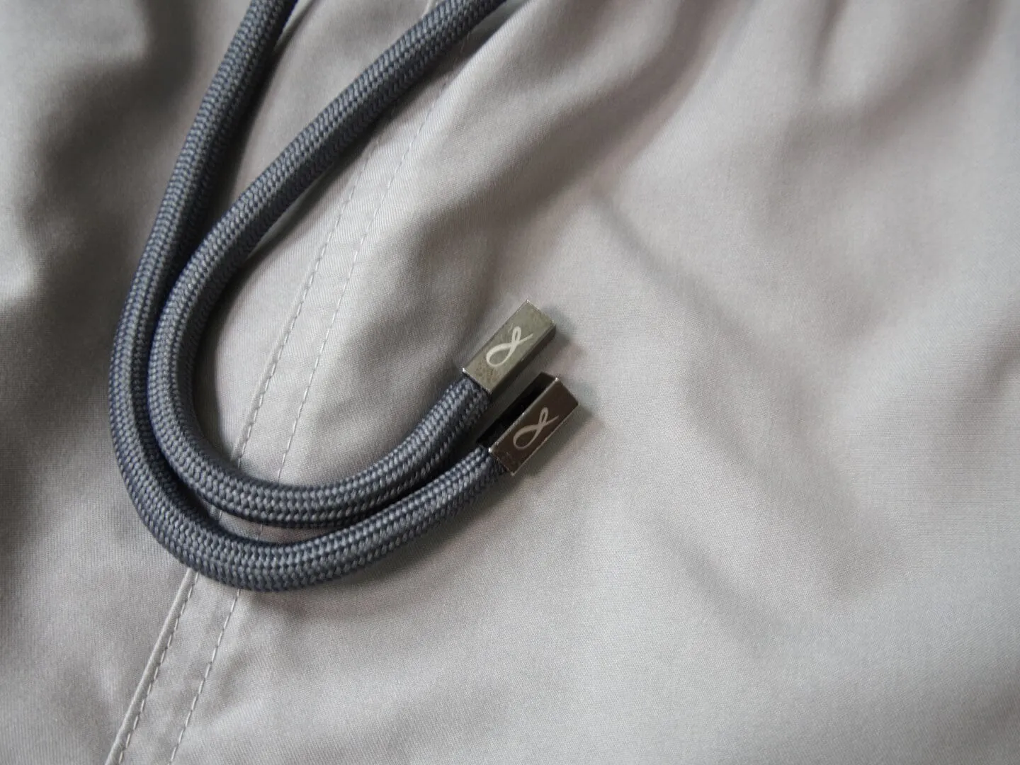 Grigio Signature Logo Euro Swim Trunks sold by Sebastian Cruz Couture product image thumbnail 5