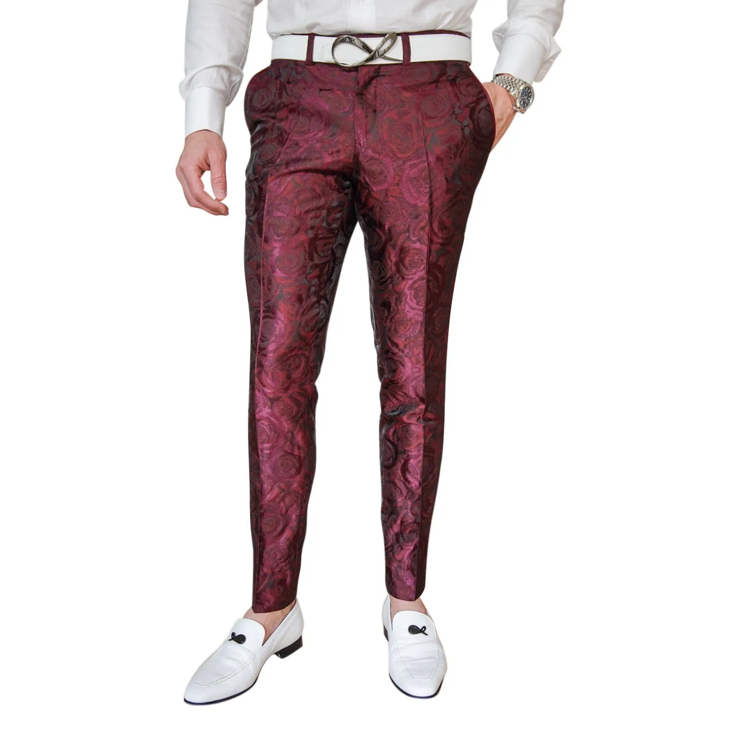 Garnet Rosa Trousers @ The Vault sold by Sebastian Cruz Couture product image thumbnail 2