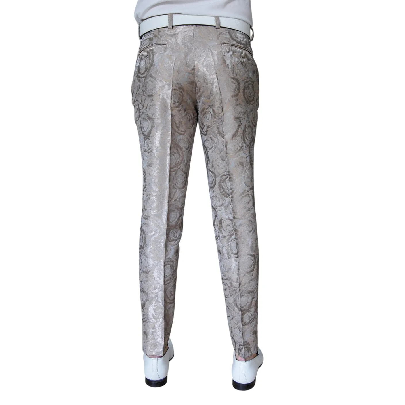 Champagne Rosa Trousers @ The Vault sold by Sebastian Cruz Couture product image thumbnail 4