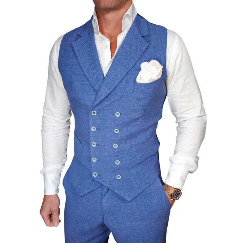 Maya Blu Intreccio Gemelli Waistcoat @ The Vault sold by Sebastian Cruz Couture