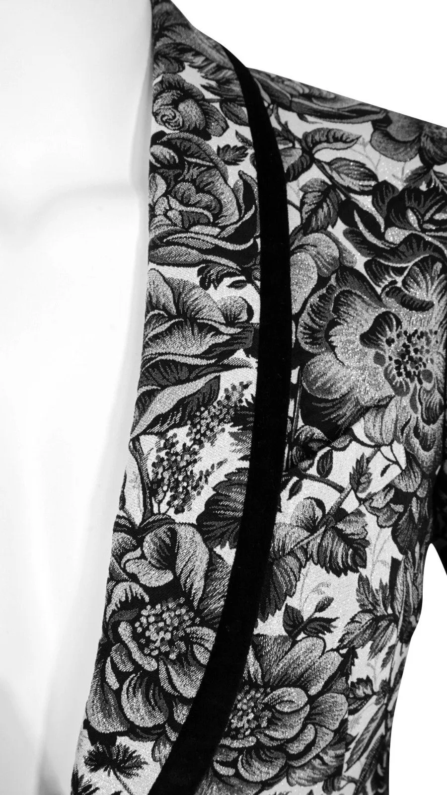 Nero Rosa Dinner Jacket @ The Vault sold by Sebastian Cruz Couture product image thumbnail 5