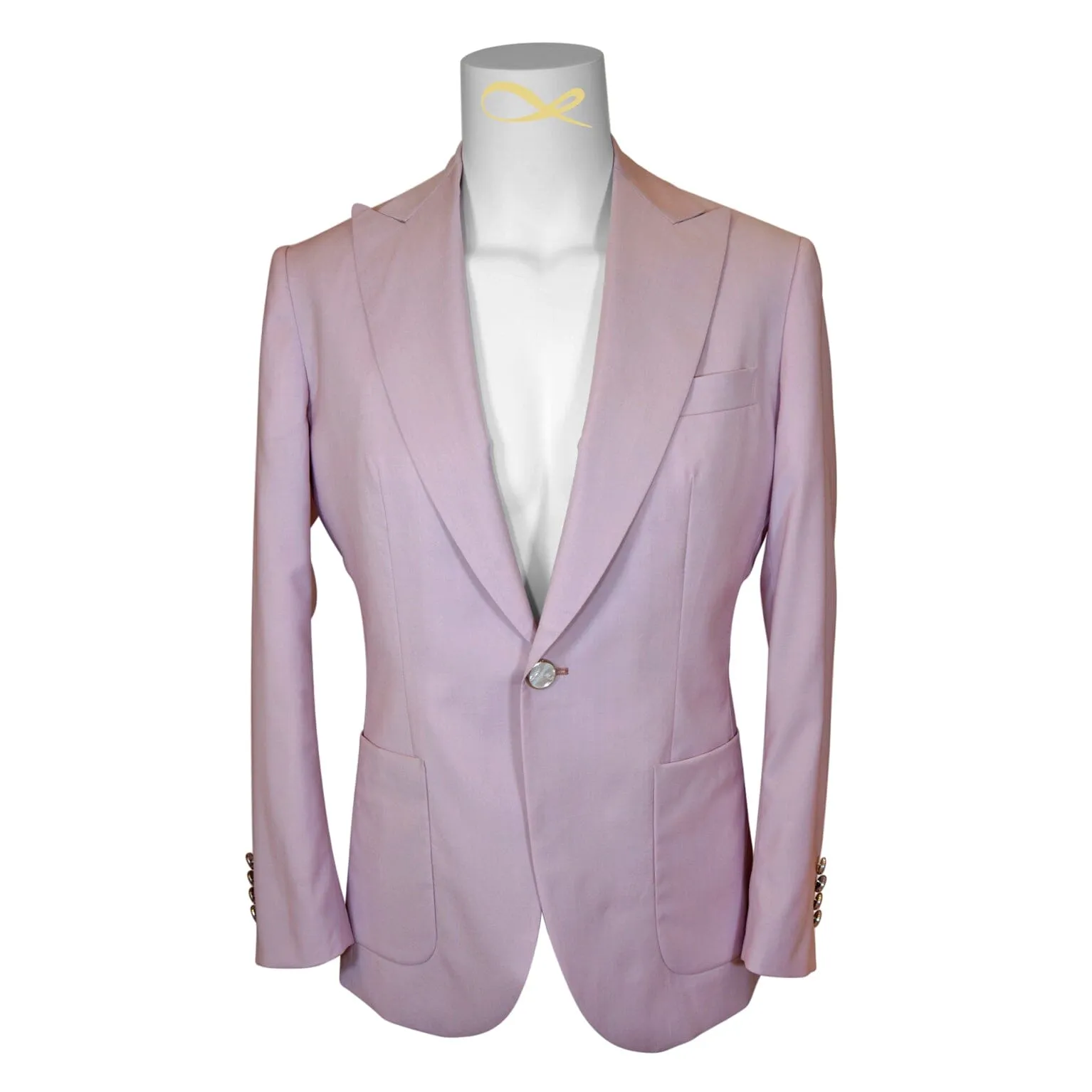 Blush Crespo Hampton Jacket sold by Sebastian Cruz Couture product image thumbnail 5