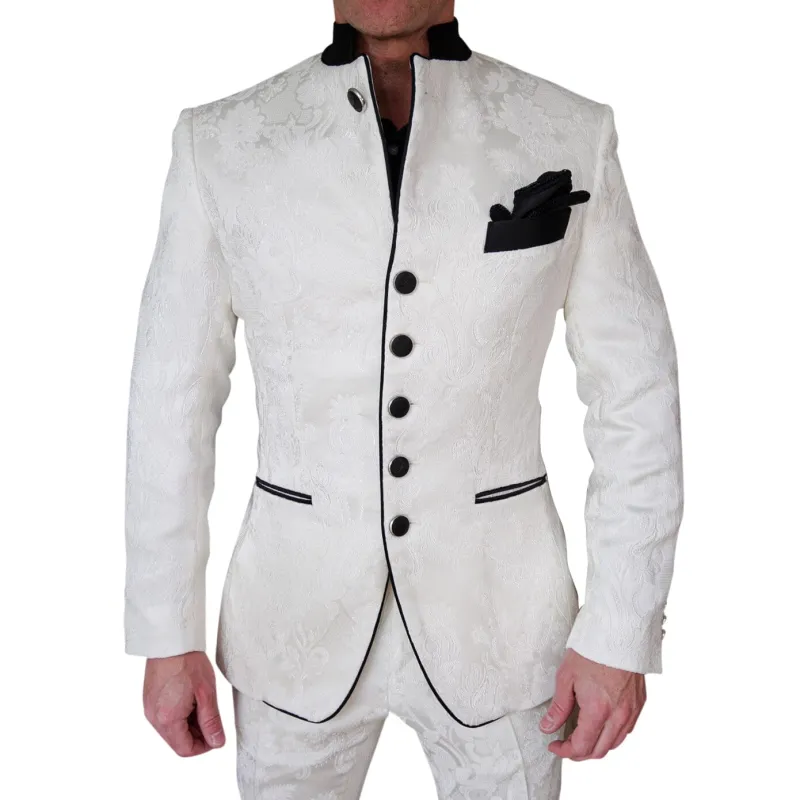 Vanilla Vittoriana Nero Mandani Jacket sold by Sebastian Cruz Couture