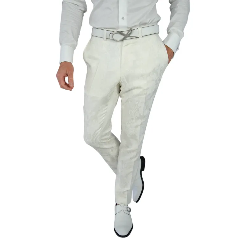 Vanilla Vittoriana Trousers sold by Sebastian Cruz Couture