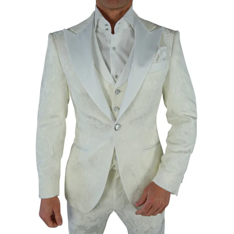 Vanilla Vittoriana Jacket sold by Sebastian Cruz Couture