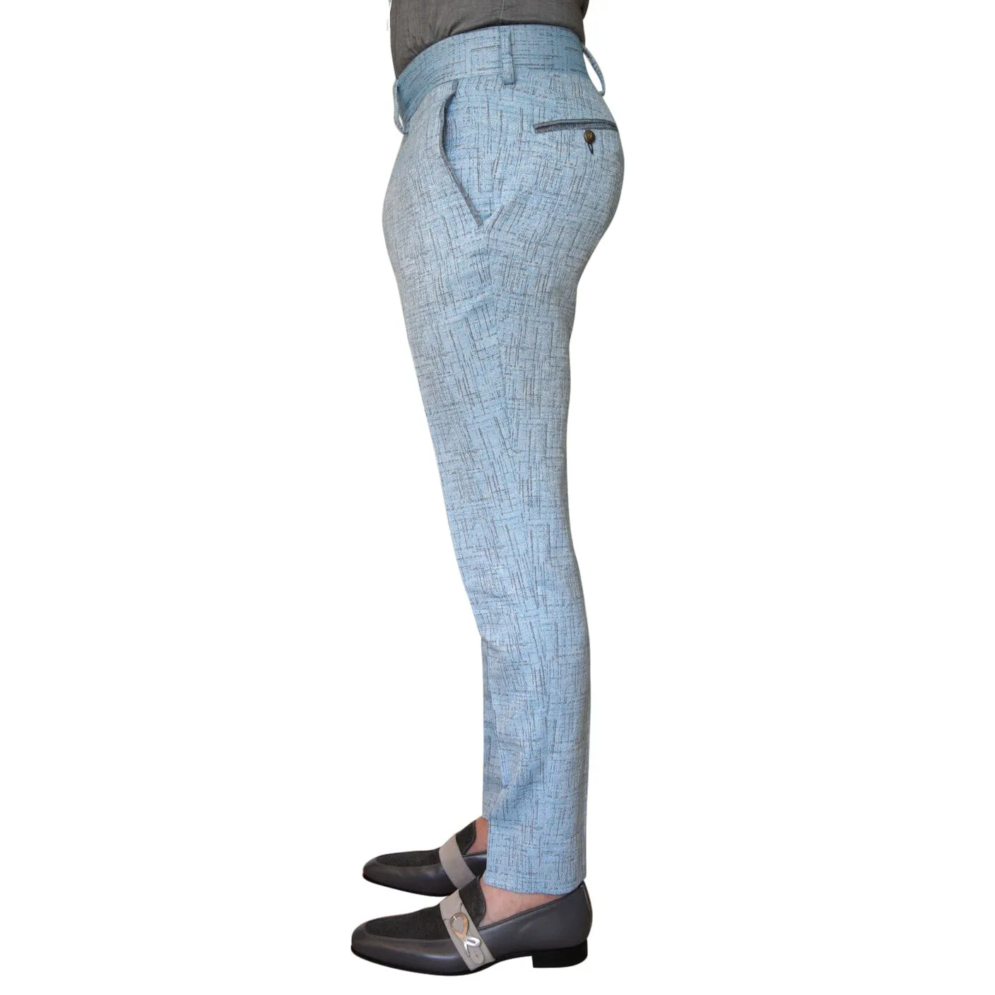 Azzurro Titanium Trousers @ The Vault sold by Sebastian Cruz Couture product image thumbnail 3