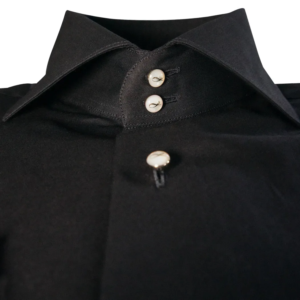 Black Classico Signature Tuxedo Shirt @ The Vault sold by Sebastian Cruz Couture product image thumbnail 2