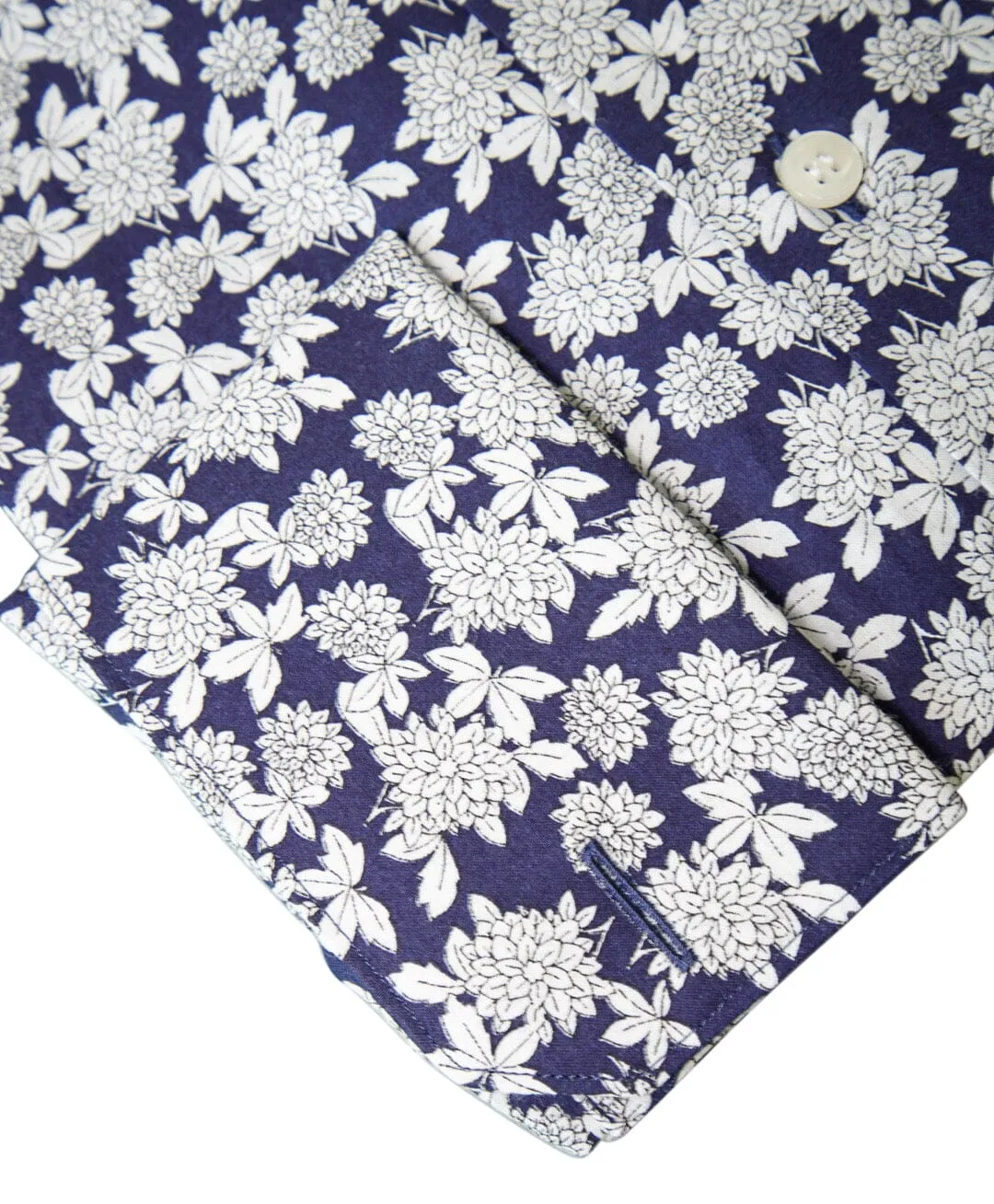 Navy Dahlia Dress Shirt @ The Vault sold by Sebastian Cruz Couture product image thumbnail 4