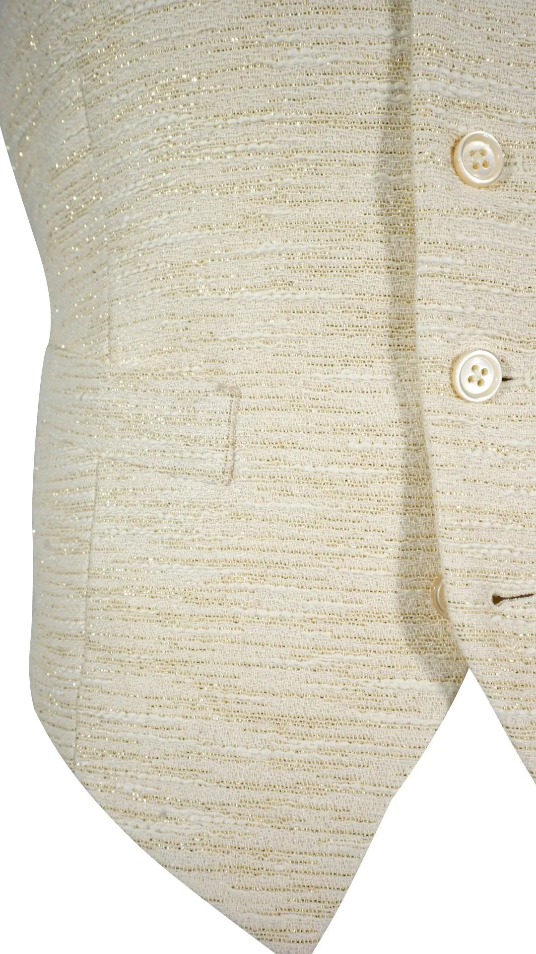 Electrum Tweed Ciottoli Waistcoat @ The Vault sold by Sebastian Cruz Couture product image thumbnail 4
