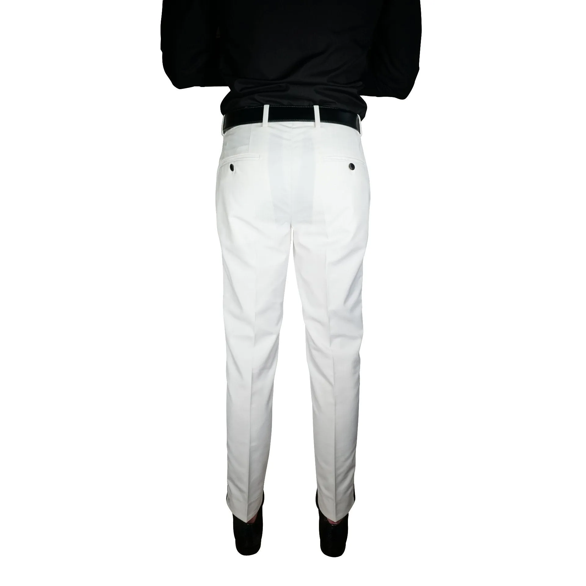 White Tuxedo Trousers @ The Vault sold by Sebastian Cruz Couture product image thumbnail 4