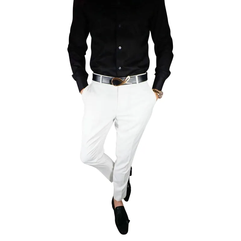 White Trousers @ The Vault sold by Sebastian Cruz Couture