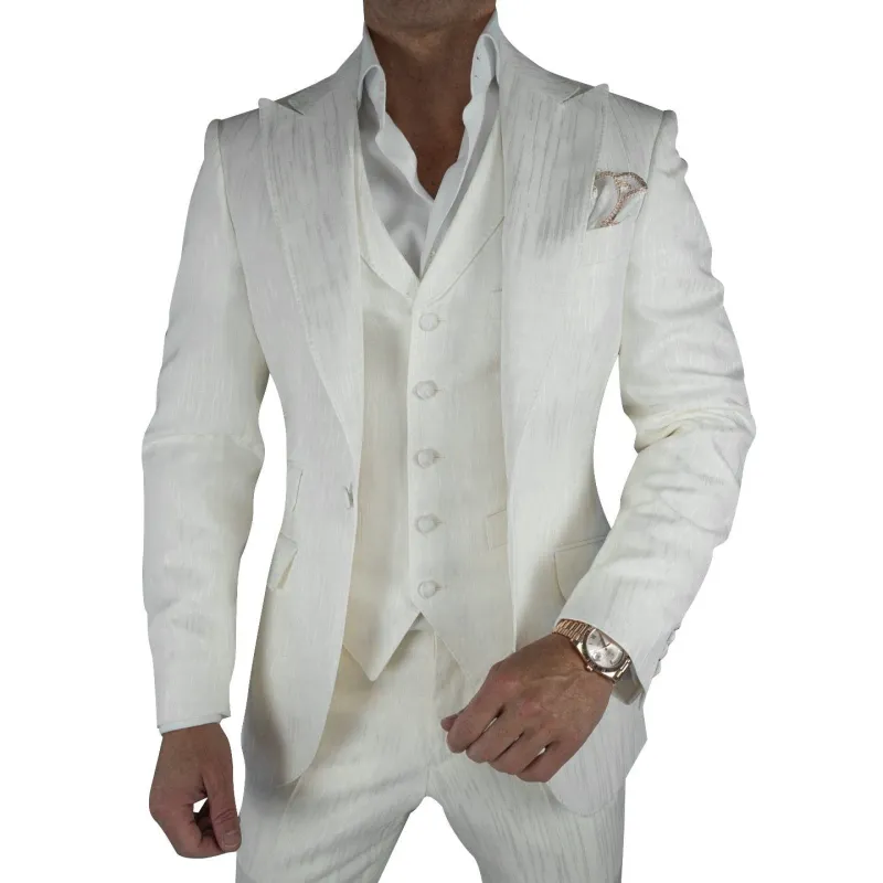 Vanilla Pennellata Jacket @ The Vault sold by Sebastian Cruz Couture