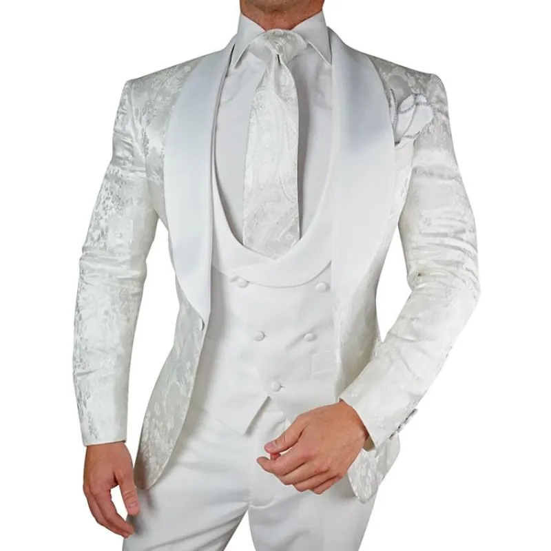 Zar Bianco Dinner Jacket @ The Vault sold by Sebastian Cruz Couture