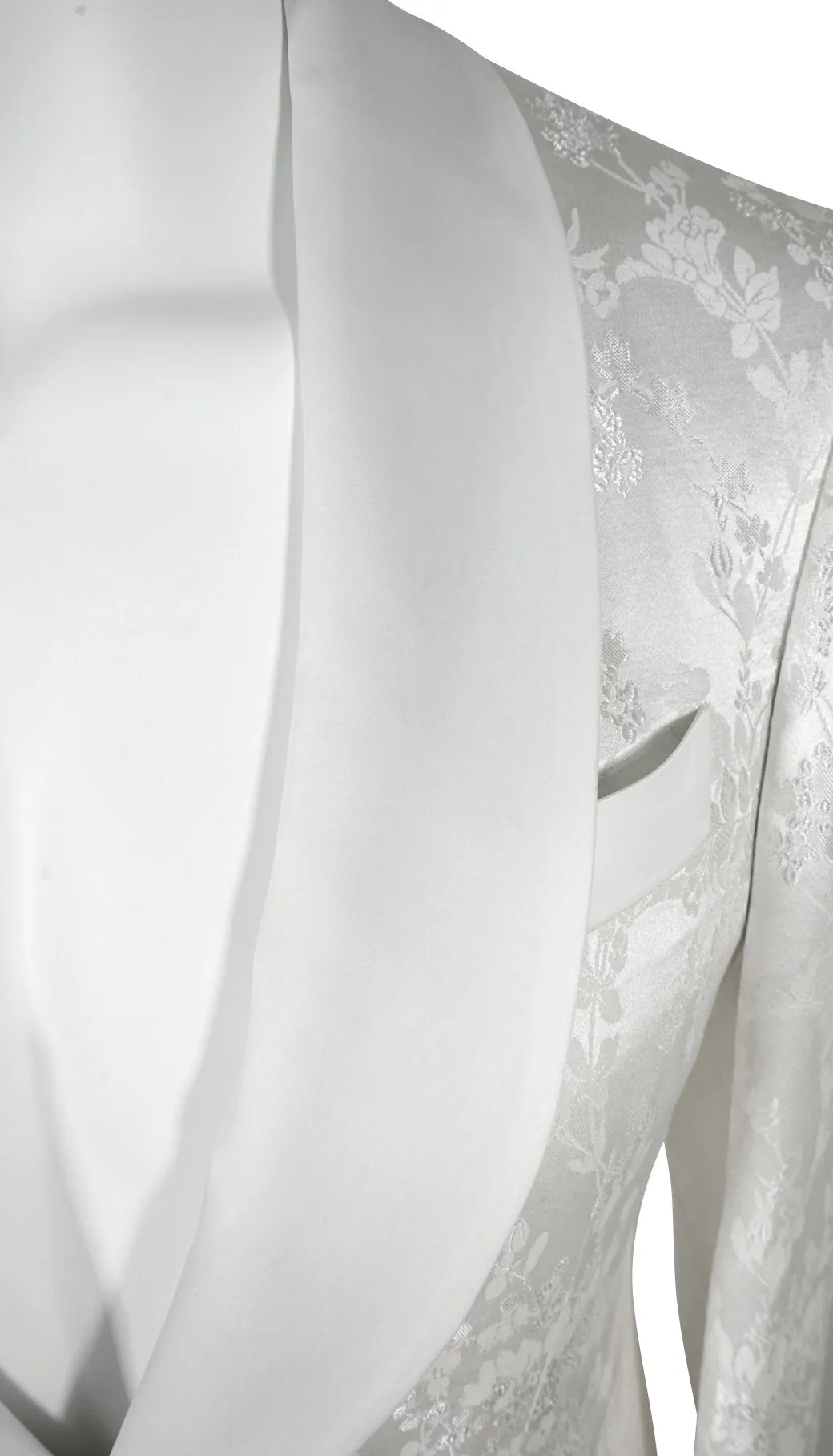 Zar Bianco Dinner Jacket @ The Vault sold by Sebastian Cruz Couture product image thumbnail 3