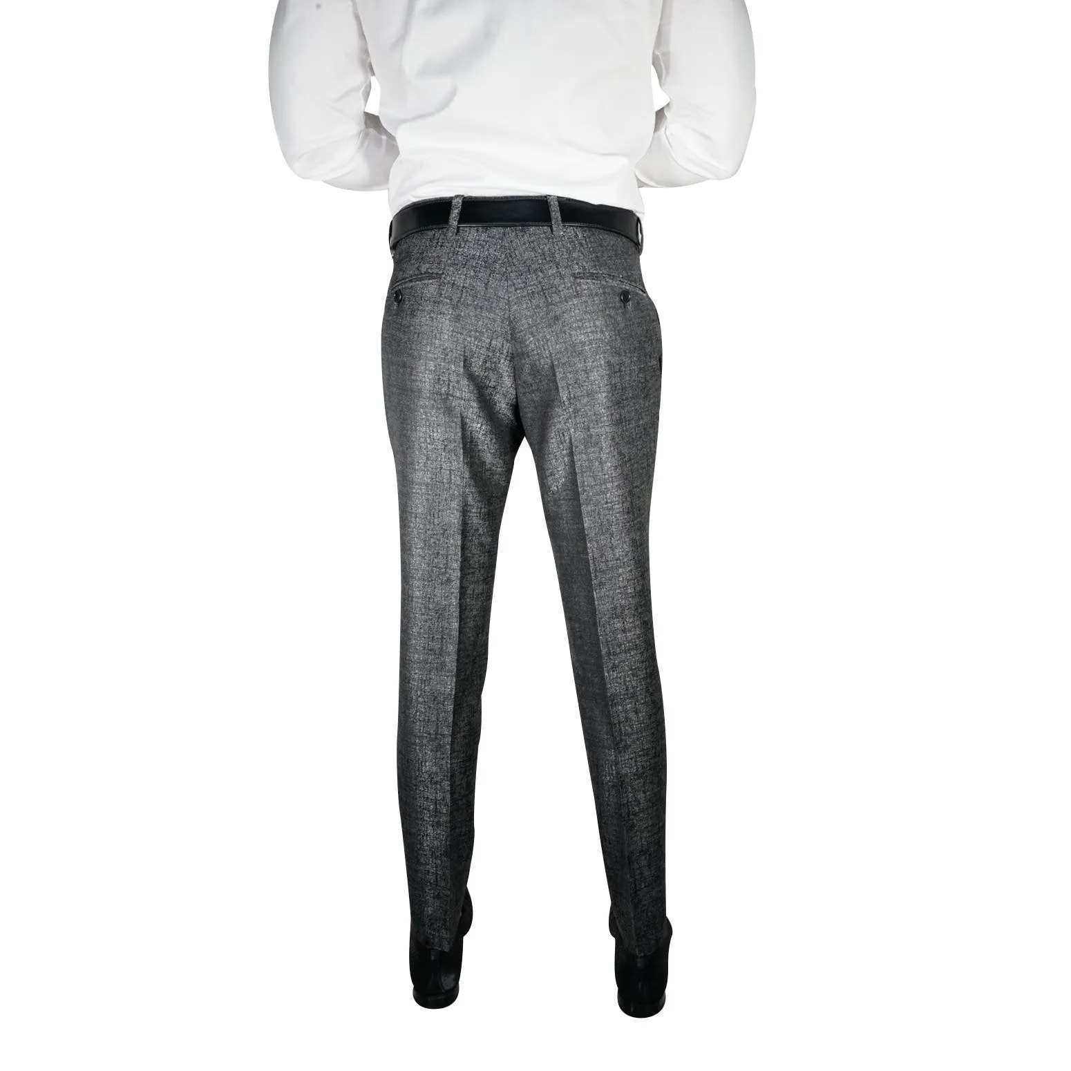 Black Metal Trousers @ The Vault sold by Sebastian Cruz Couture product image thumbnail 3