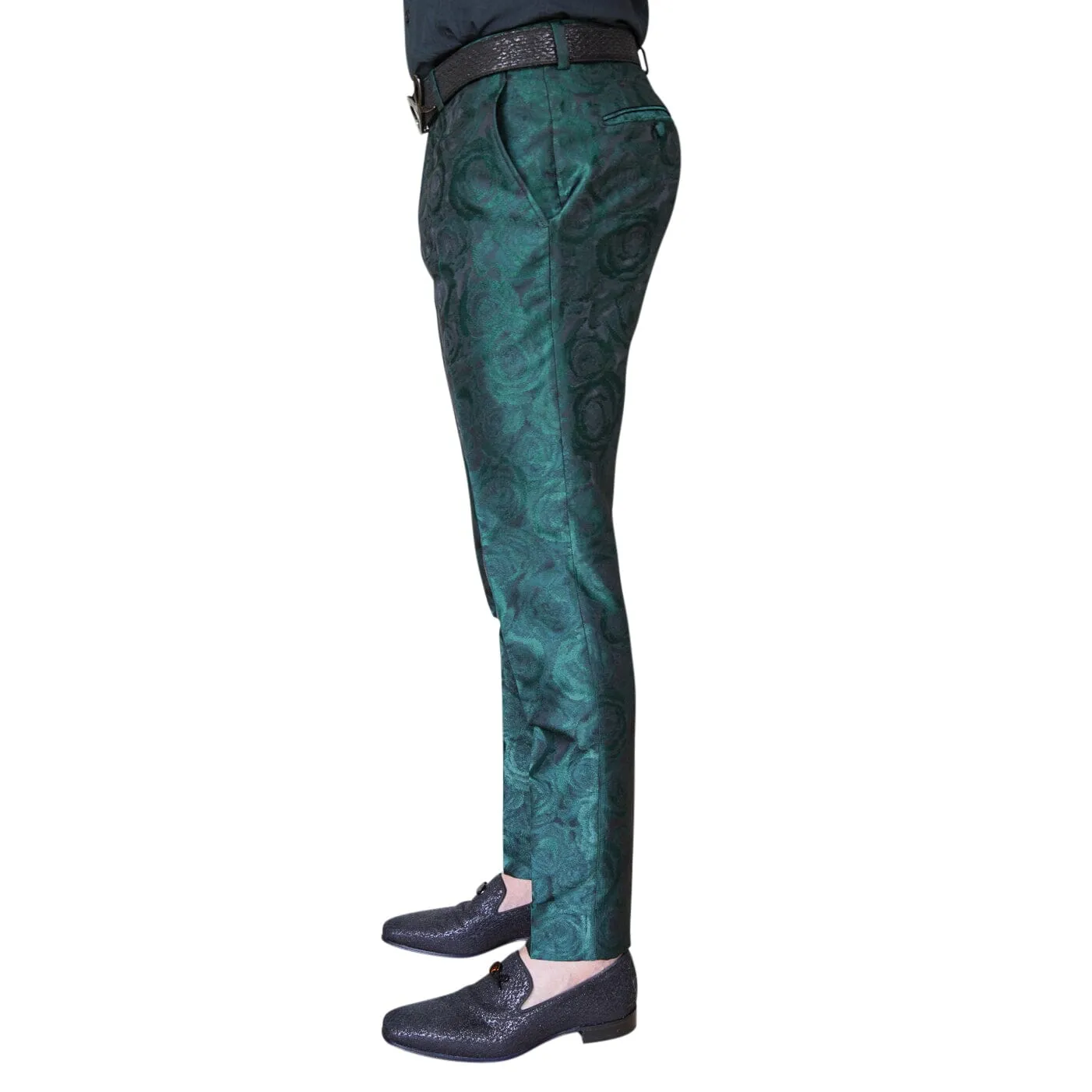 Emerald Rosa Trousers @ The Vault sold by Sebastian Cruz Couture product image thumbnail 3