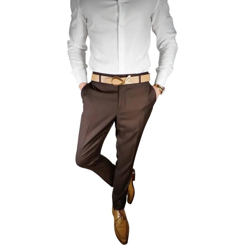 S by Sebastian Brown Trousers @ The Vault sold by Sebastian Cruz Couture