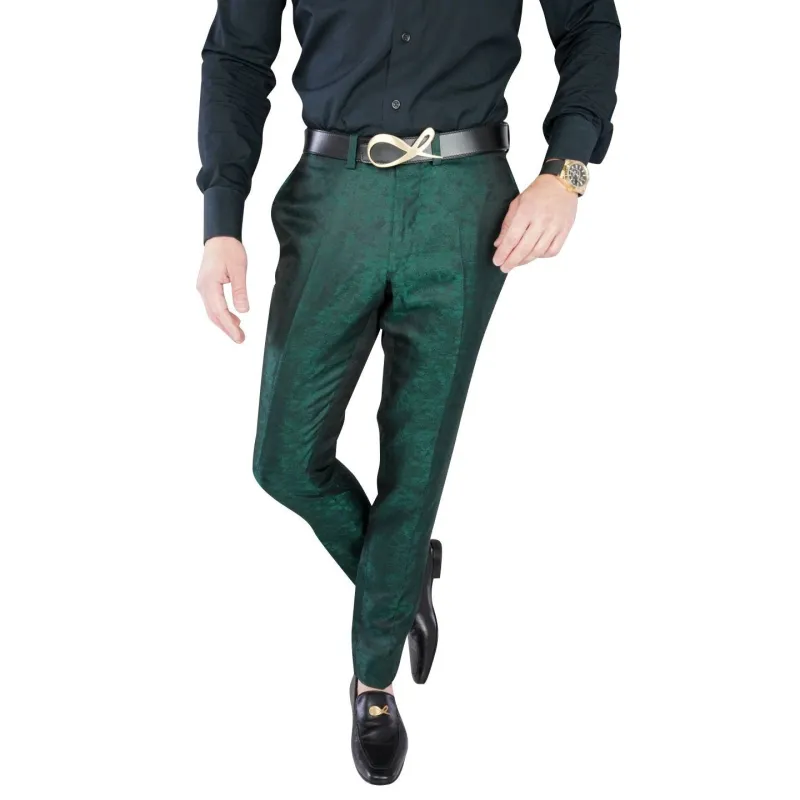 Emerald Brillo Trousers @ The Vault sold by Sebastian Cruz Couture