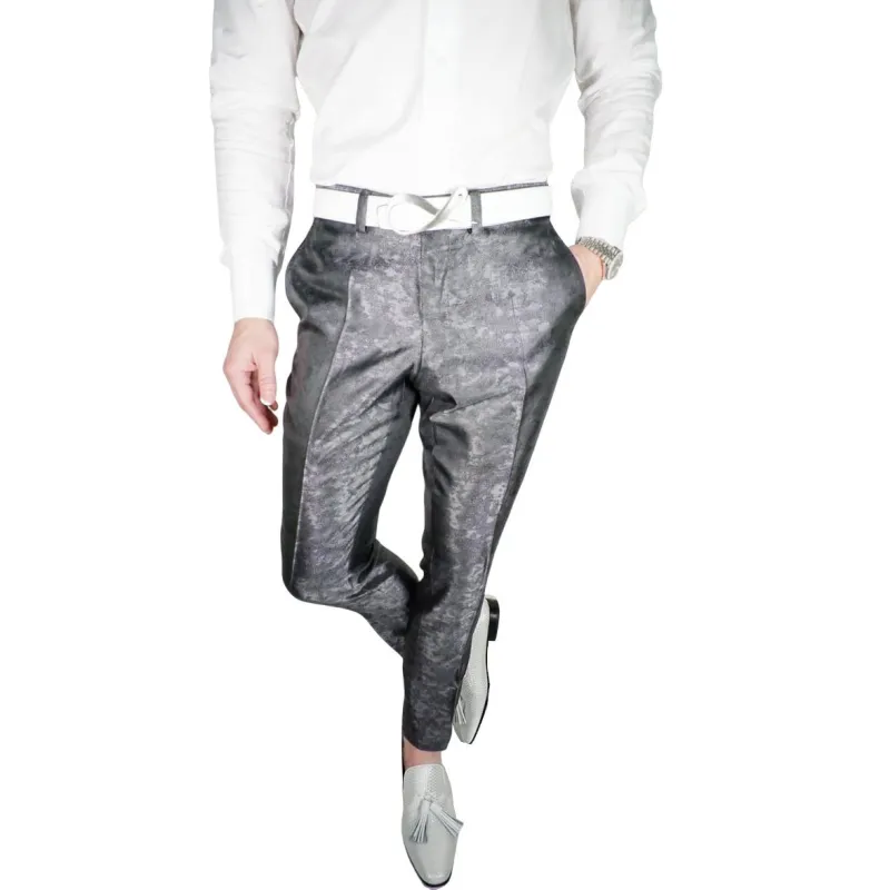 Gunmetal Brillo Trousers @ The Vault sold by Sebastian Cruz Couture