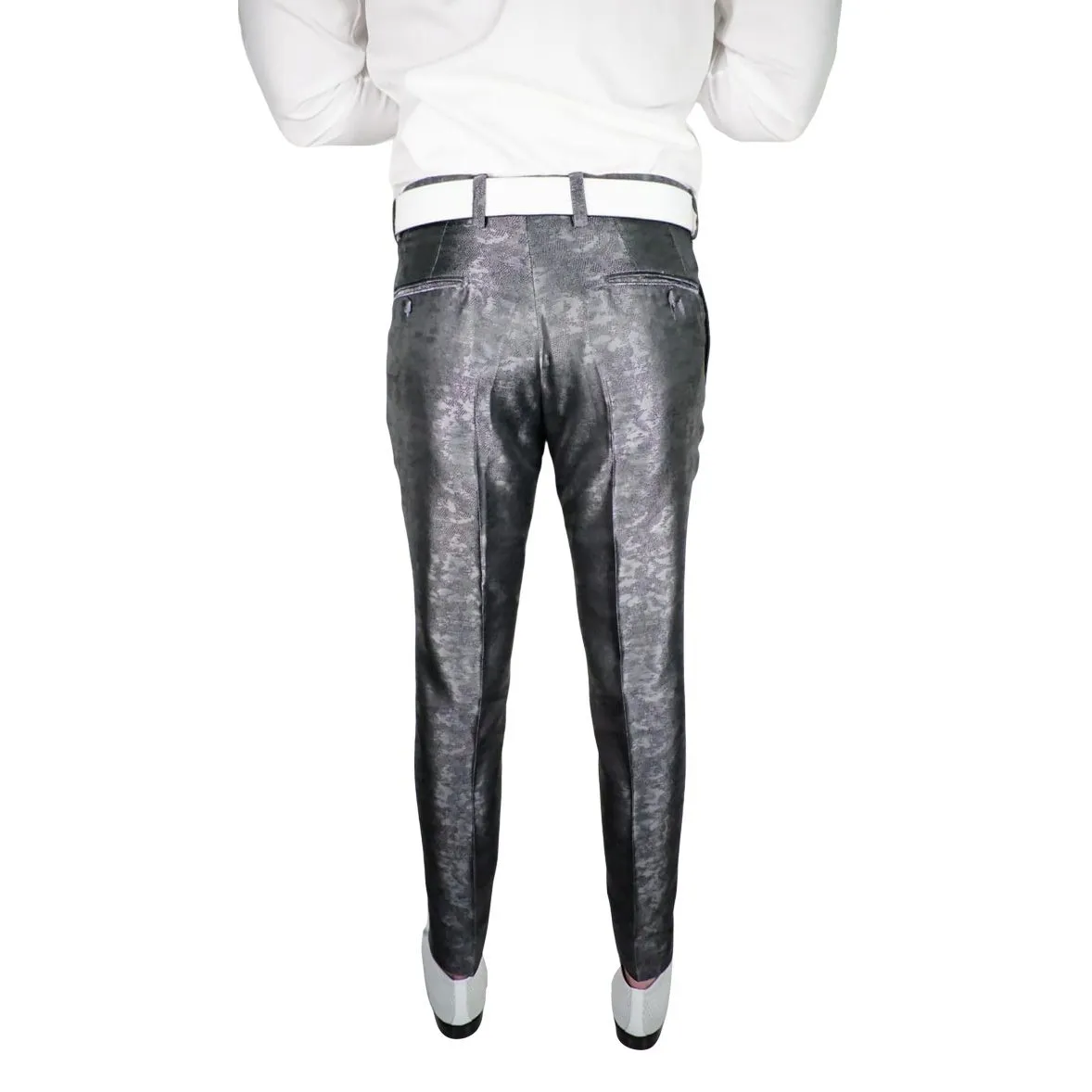 Gunmetal Brillo Trousers @ The Vault sold by Sebastian Cruz Couture product image thumbnail 4