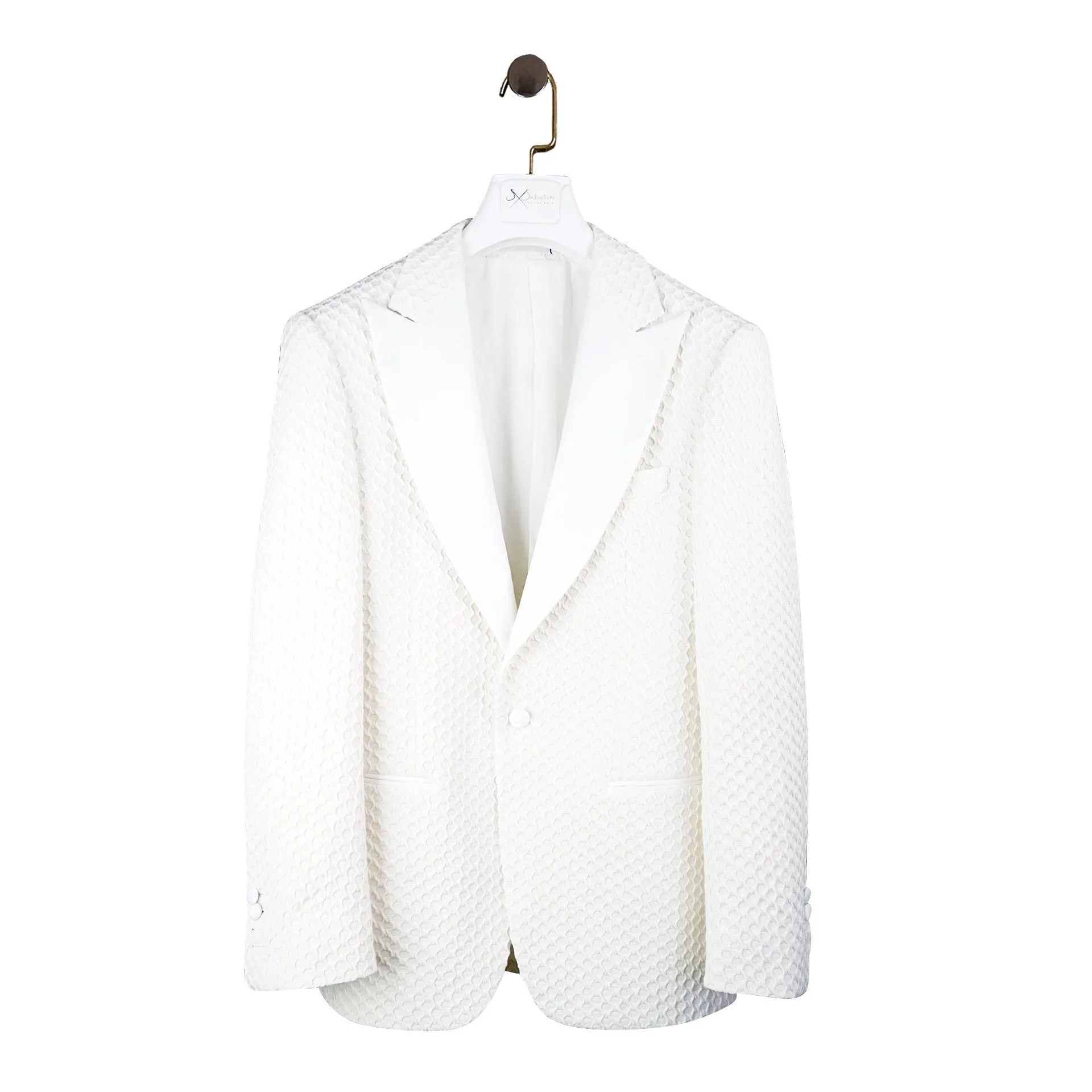 Porcellana Honeycomb Jacket sold by Sebastian Cruz Couture product image thumbnail 3