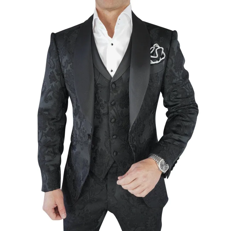 Black Vittoriana Dinner Jacket sold by Sebastian Cruz Couture