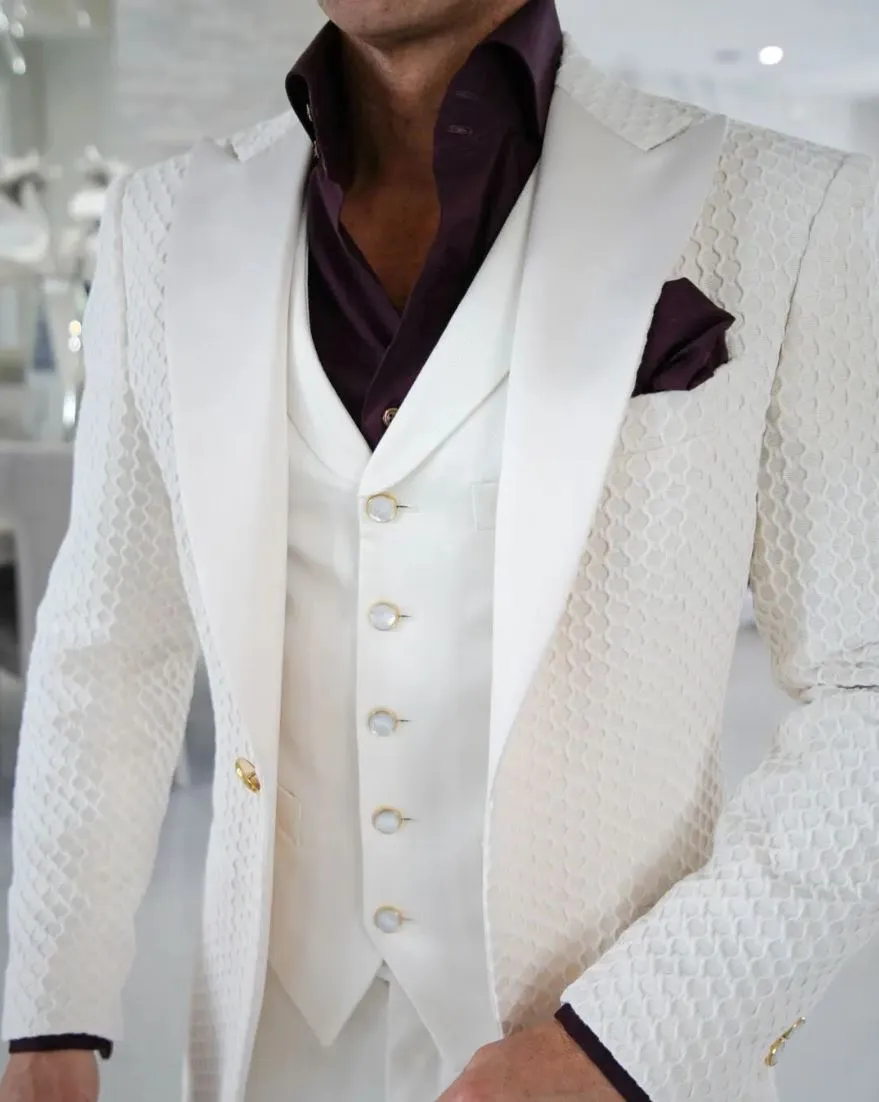 Vaniglia Honeycomb Jacket sold by Sebastian Cruz Couture product image thumbnail 2