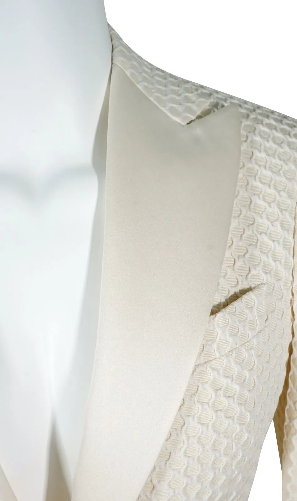 Vaniglia Honeycomb Jacket sold by Sebastian Cruz Couture product image thumbnail 4