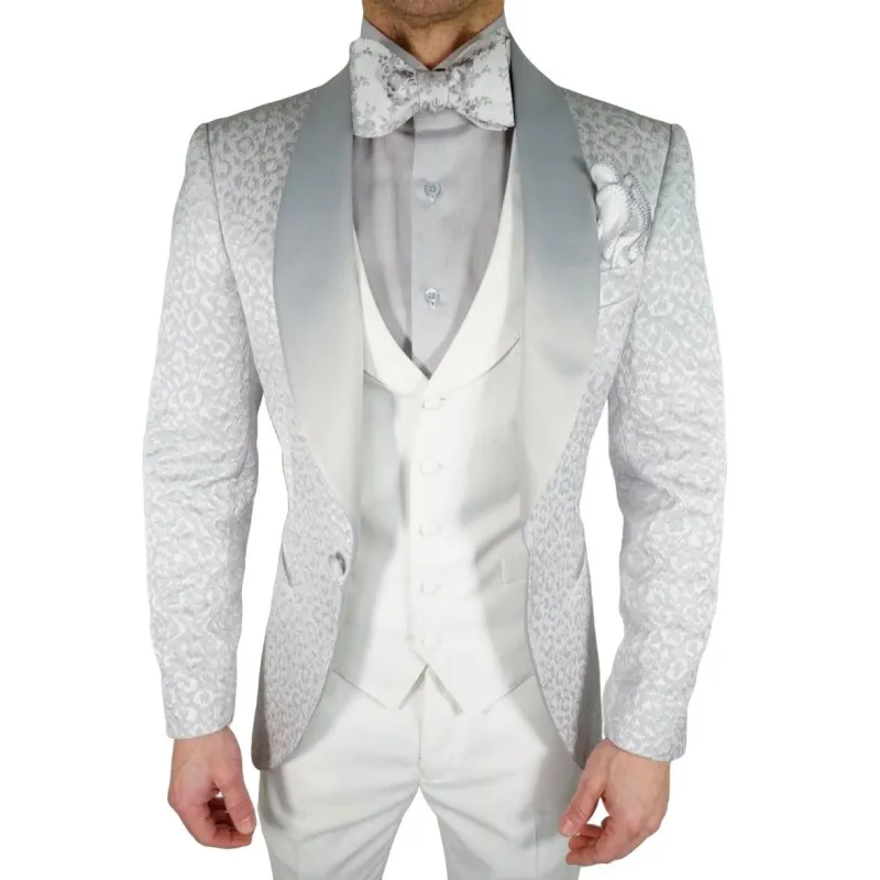 Silver Ghepardo Dinner Jacket sold by Sebastian Cruz Couture