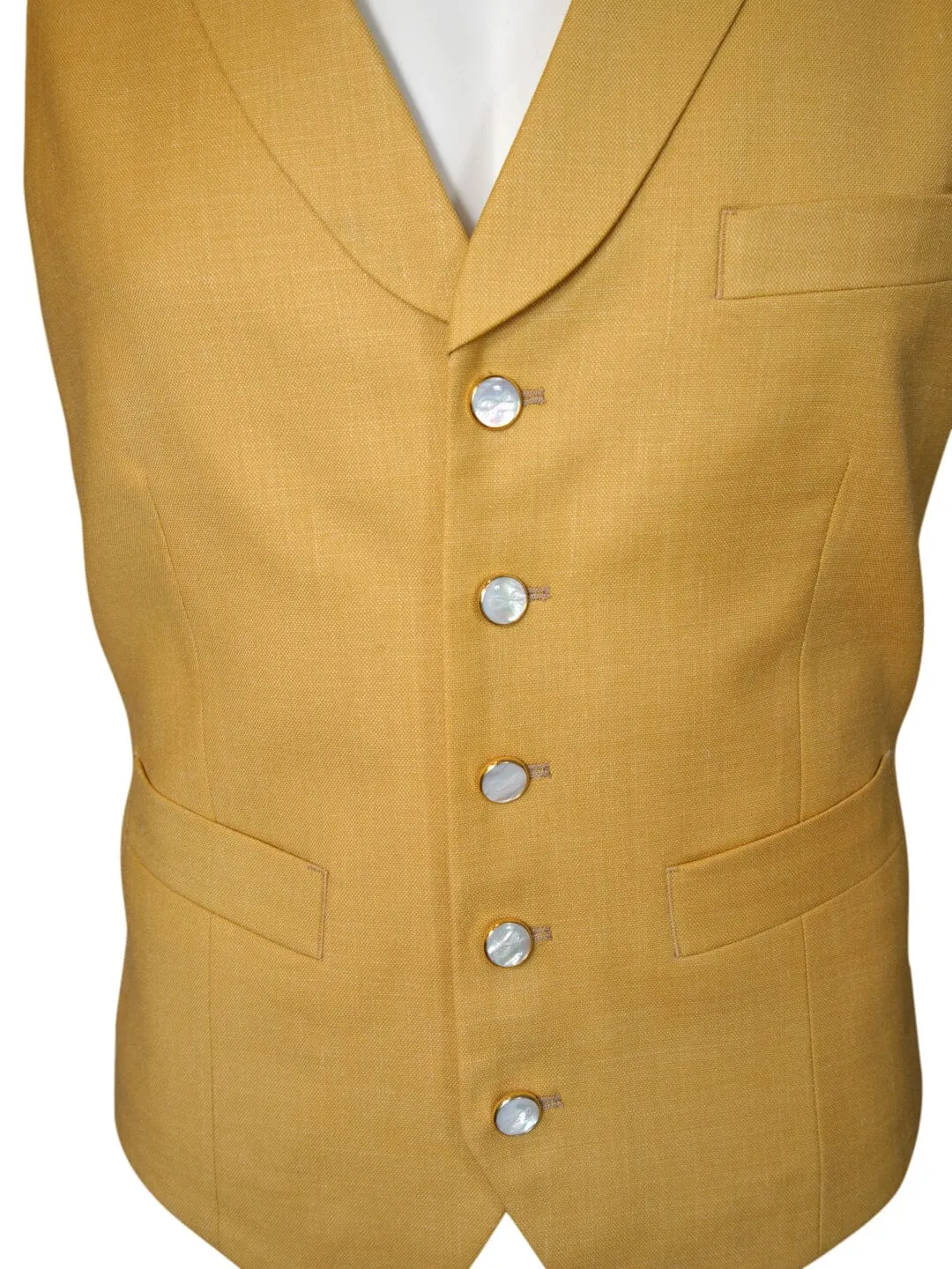 Toscana Hampton Ciottoli Waistcoat sold by Sebastian Cruz Couture product image thumbnail 3