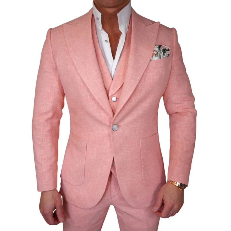 Dust Rosa Lino Tweed Jacket sold by Sebastian Cruz Couture