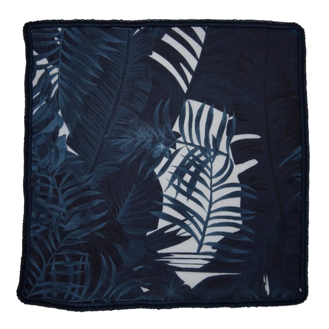 Navy Palma with Navy Blue Signature Border sold by Sebastian Cruz Couture product image thumbnail 2