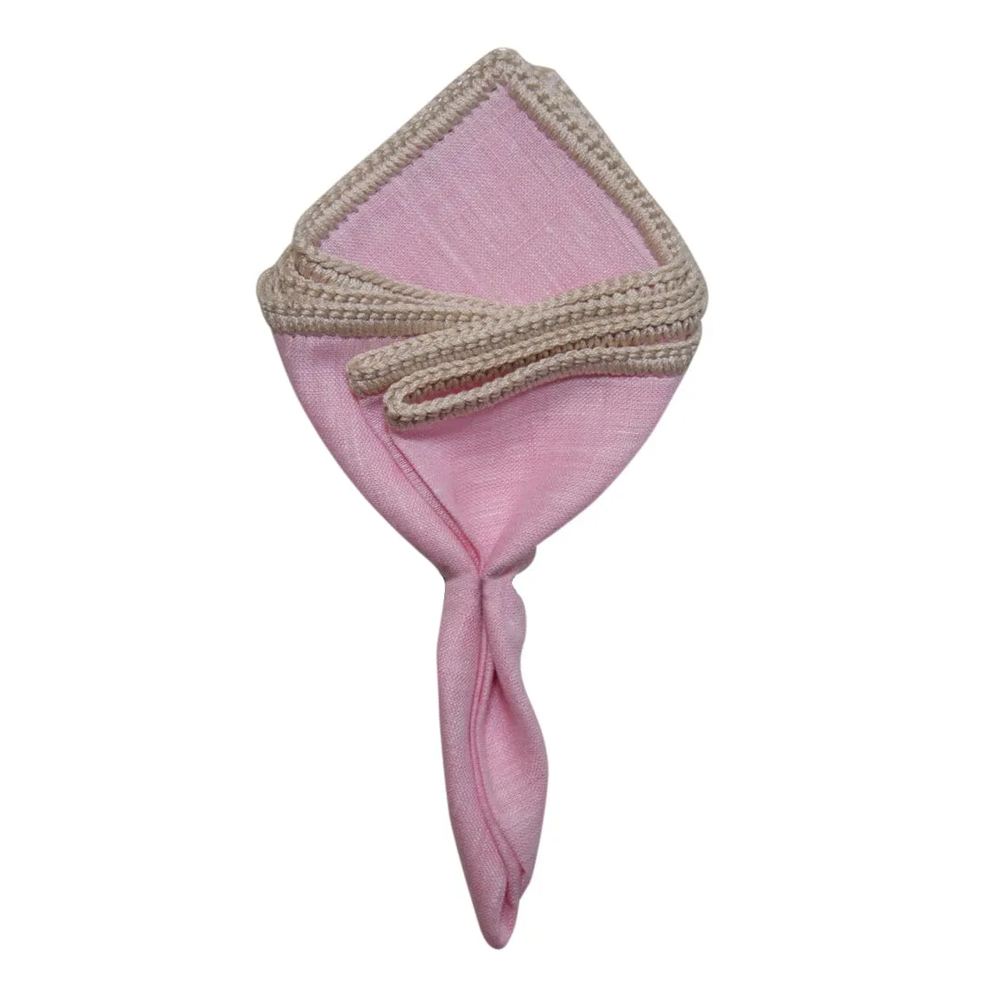 Stone Wash Pink With Wheat Signature Border sold by Sebastian Cruz Couture