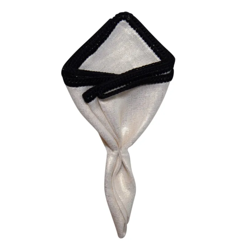 Golden Latte With Black Border sold by Sebastian Cruz Couture