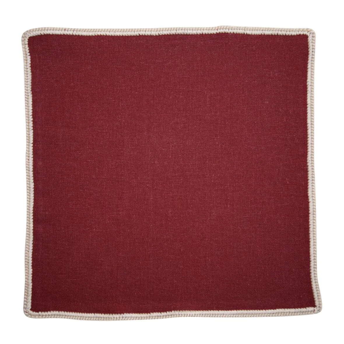Ruby Red with Wheat Signature Border sold by Sebastian Cruz Couture product image thumbnail 2